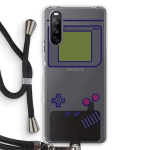 CaseCompany Game On: Sony Sony Xperia 10 III Transparant Hoesje met koord