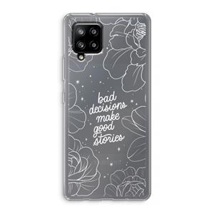 CaseCompany Good stories: Samsung Galaxy A42 5G Transparant Hoesje