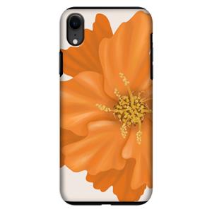 CaseCompany Orange Ellila flower: iPhone XR Tough Case
