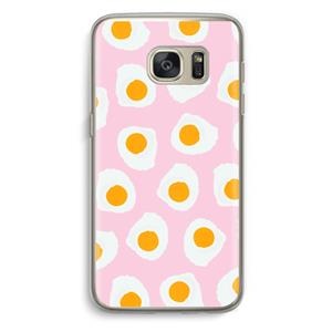 CaseCompany Dancing eggs: Samsung Galaxy S7 Transparant Hoesje