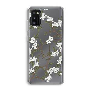 CaseCompany Blossoming spring: Samsung Galaxy A41 Transparant Hoesje