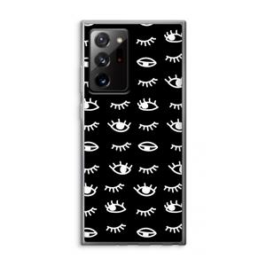 CaseCompany Eye pattern #3: Samsung Galaxy Note 20 Ultra / Note 20 Ultra 5G Transparant Hoesje