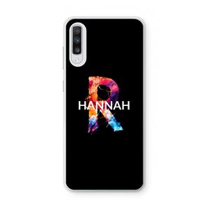 CaseCompany Abstract Spectrum: Samsung Galaxy A70 Transparant Hoesje