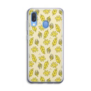 CaseCompany Herfst: Samsung Galaxy A40 Transparant Hoesje