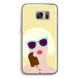 CaseCompany Ice cream: Samsung Galaxy S7 Transparant Hoesje