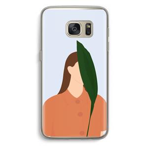 CaseCompany Leaf: Samsung Galaxy S7 Transparant Hoesje