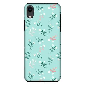 CaseCompany Small white flowers: iPhone XR Tough Case