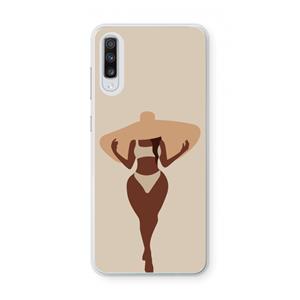 CaseCompany Let's get salty: Samsung Galaxy A70 Transparant Hoesje