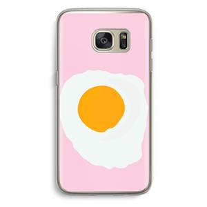 CaseCompany Sunny side up: Samsung Galaxy S7 Transparant Hoesje