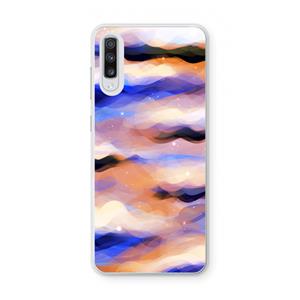 CaseCompany Donkere Wolken: Samsung Galaxy A70 Transparant Hoesje