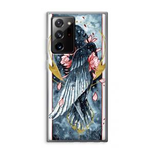 CaseCompany Golden Raven: Samsung Galaxy Note 20 Ultra / Note 20 Ultra 5G Transparant Hoesje