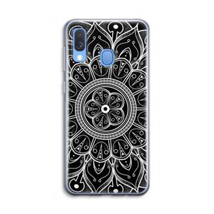 CaseCompany Roses Are Red: Samsung Galaxy A40 Transparant Hoesje