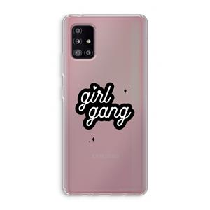 CaseCompany Girl Gang: Samsung Galaxy A51 5G Transparant Hoesje