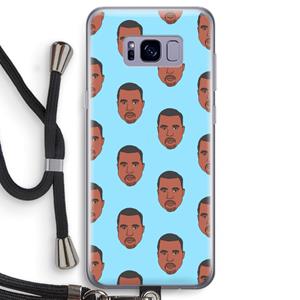 CaseCompany Kanye Call Me℃: Samsung Galaxy S8 Transparant Hoesje met koord