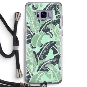 CaseCompany This Sh*t Is Bananas: Samsung Galaxy S8 Transparant Hoesje met koord