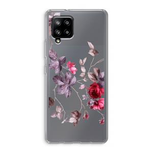 CaseCompany Mooie bloemen: Samsung Galaxy A42 5G Transparant Hoesje