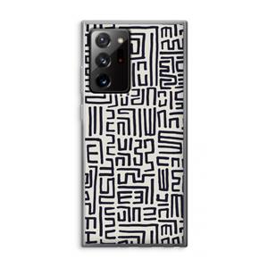CaseCompany Moroccan Print: Samsung Galaxy Note 20 Ultra / Note 20 Ultra 5G Transparant Hoesje