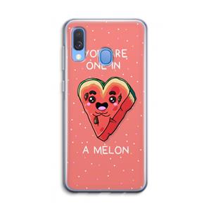 CaseCompany One In A Melon: Samsung Galaxy A40 Transparant Hoesje