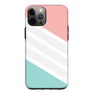CaseCompany Strepen pastel: iPhone 12 Tough Case