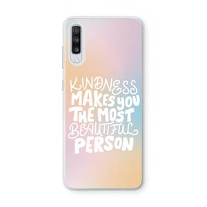 CaseCompany The prettiest: Samsung Galaxy A70 Transparant Hoesje