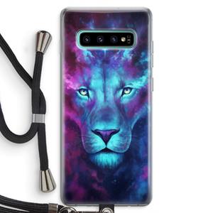 CaseCompany Firstborn: Samsung Galaxy S10 Plus Transparant Hoesje met koord