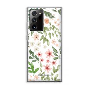 CaseCompany Botanical sweet flower heaven: Samsung Galaxy Note 20 Ultra / Note 20 Ultra 5G Transparant Hoesje