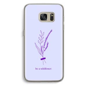 CaseCompany Be a wildflower: Samsung Galaxy S7 Transparant Hoesje