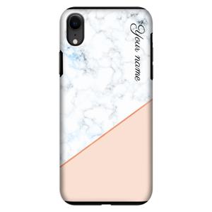CaseCompany Marmer in stijl: iPhone XR Tough Case
