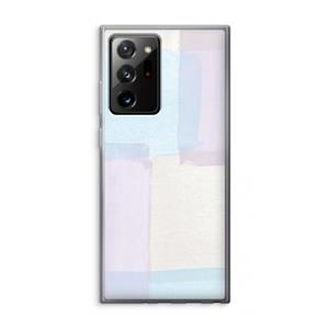 CaseCompany Square pastel: Samsung Galaxy Note 20 Ultra / Note 20 Ultra 5G Transparant Hoesje