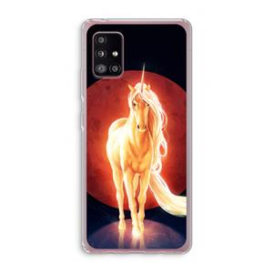 CaseCompany Last Unicorn: Samsung Galaxy A51 5G Transparant Hoesje