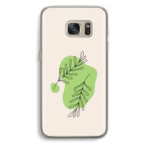 CaseCompany Beleaf in you: Samsung Galaxy S7 Transparant Hoesje