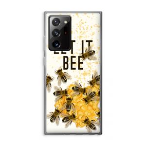 CaseCompany Let it bee: Samsung Galaxy Note 20 Ultra / Note 20 Ultra 5G Transparant Hoesje