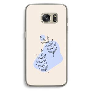 CaseCompany Leaf me if you can: Samsung Galaxy S7 Transparant Hoesje
