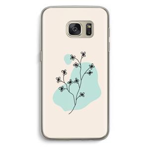 CaseCompany Love your petals: Samsung Galaxy S7 Transparant Hoesje