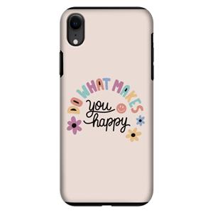CaseCompany Happy days: iPhone XR Tough Case