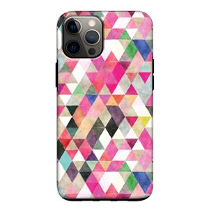 CaseCompany Gekleurde driehoekjes: iPhone 12 Tough Case