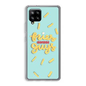 CaseCompany Always fries: Samsung Galaxy A42 5G Transparant Hoesje