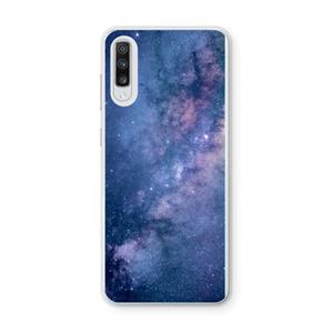 CaseCompany Nebula: Samsung Galaxy A70 Transparant Hoesje