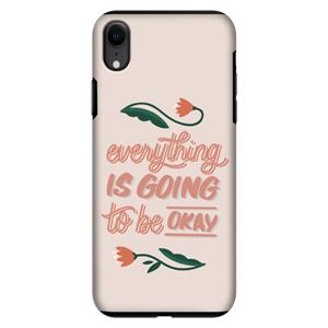 CaseCompany Optimistic flower girl: iPhone XR Tough Case