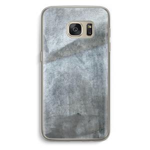 CaseCompany Grey Stone: Samsung Galaxy S7 Transparant Hoesje