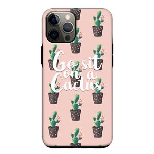 CaseCompany Cactus quote: iPhone 12 Tough Case