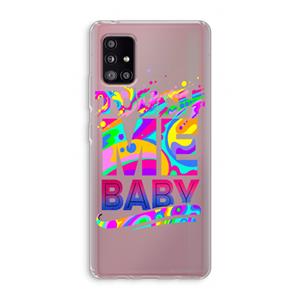 CaseCompany Touch Me: Samsung Galaxy A51 5G Transparant Hoesje