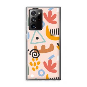 CaseCompany Abstract: Samsung Galaxy Note 20 Ultra / Note 20 Ultra 5G Transparant Hoesje