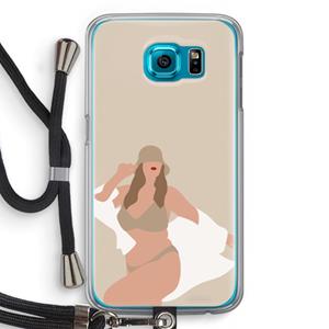CaseCompany One of a kind: Samsung Galaxy S6 Transparant Hoesje met koord
