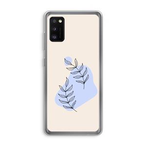 CaseCompany Leaf me if you can: Samsung Galaxy A41 Transparant Hoesje
