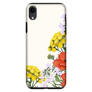 CaseCompany Wilde bloemen: iPhone XR Tough Case