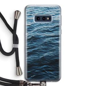 CaseCompany Oceaan: Samsung Galaxy S10e Transparant Hoesje met koord