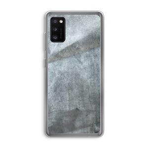CaseCompany Grey Stone: Samsung Galaxy A41 Transparant Hoesje