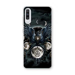 CaseCompany Sinister Wings: Samsung Galaxy A70 Transparant Hoesje