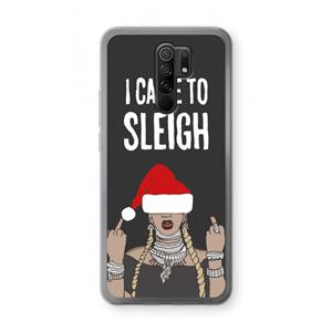 CaseCompany Came To Sleigh: Xiaomi Redmi 9 Transparant Hoesje